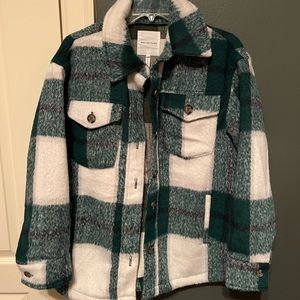 Avec Les Filles plaid shacket